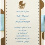 Baby Shower Invitations – Baby Shower Invitations Girl, Boy or Twins – Baby Shower Invitations Printable – DIY Baby Shower Invitations – 10 in a pack with envelopes!