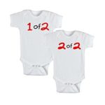 Twins Infant One Piece Bodysuit – 1 of 2, 2 of 2