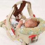 Brown Monkey Baby Bottle Holder for Hands Free Bottle Feeding by Bebe Bottle Sling, LLC