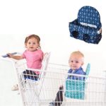 Buggy Bench Shopping Cart Seat in Ocean Blue for Baby, Toddler, and Twins (Up To 40 Pounds)