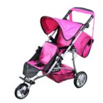 Mommy & Me Twin Doll Jogger 9669DL with Free Carriage Bag