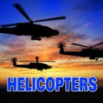 On Board Twin Huey Helicopter In Flight SFX