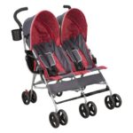 Delta Children City Street LX Side by Side Stroller, Grey