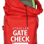 J.L. Childress Gate Check Bag For Standard and Double Strollers, Red