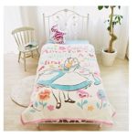 Disney Alice Picture Blanket Washable for Twin sized bed