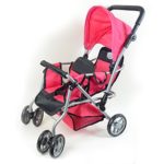 My First Doll TWIN Stroller with Swiveling Wheels for Ages 2+