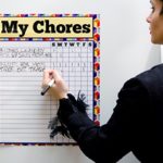 Kids Chore Chart – Dry Erase and Magnetic for Refrigerator (Cubes)