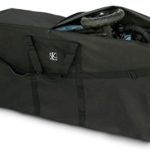 JL Childress Standard and Dual Stroller Travel Bag, Black
