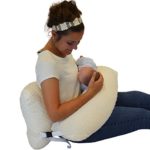 The 4 in 1 One Z CREAM Nursing Pillow w/ AMAZING BACK SUPPORT- CREAM COLOR COVER