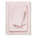 Simply Shabby Embroidered Pink Sheet Set Twin