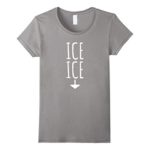Women’s Ice Twice Pregnancy Announcement Funny T-Shirt Large Slate