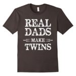 Men’s Real Dads Make Twins Shirt Dad Father of Twins Gift  3XL Asphalt
