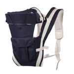 Baabyoo Child Carrier Front Packs Baby Sling Baby Carrier Backpack 4 in 1 Multifunctional Infant Toddler Carriers Ergonomic Baby & Child Carrier Front Doll Slings Backpack Dark Blue