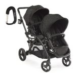 2017 Contours Option Elite Tandem Double Stroller with FREE BABY GEAR XPO Stroller Hook (Carbon)