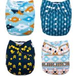 Nora’s Nursery 4-Pack Cloth Diapers (Adventurous Aztec)