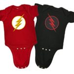 Twin Set The Flash and Flash Reverse Baby Bodysuit, Creeper, Humorous Baby Showers Gifts, Romper