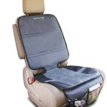 Enovoe Car Seat Protector – Universal Auto Seat Protector Cover Helps Keep Your Infant, Baby, Toddler and Kids Car Seat in Place While Protecting Your Upholstery