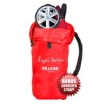 UMBRELLA STROLLER TRAVEL BAG Cover – DURABLE Polyester with SHOULDER STRAP, Water Resistant, Lightweight – Great for Airport Gate Check and Storage – Fits most umbrella strollers by Angel Baby