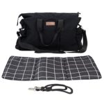 Mountain Buggy Double Satchel Grid, Black/White