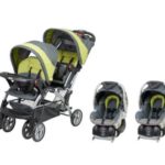 Baby Trend Sit N Stand Inline Double Baby Stroller & Twin Car Seat Travel System