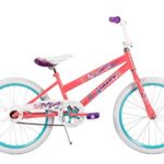 Huffy 20-inch So Sweet Pearlized Coral Girls’ Bike, Ideal for Ages 5-9 and Rider Height 44-56 inches, Adjustable Seat with Flowers & Butterflies, Easy Assembly, Style 23317
