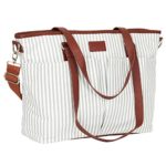 Diaper Bag by Hip Cub – Designer Messenger – W/ Stylish Stripe Baby Changing Pad