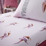 SMALL BALLERINA DANCERS PINK USA TWIN (90CM X 190CM + 25CM – UK SINGLE) COTTON BLEND FITTED SHEET