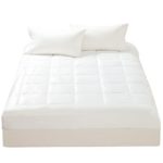 Mellanni Microplush Mattress Pad TwinXL – Super Soft Cover, Overfilled Topper, Protector – Washable, Deep Fitted Pocket (TwinXL)