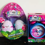 Perfect New & Exclusive Holiday Gift Set for Hatchimals Fans – Exclusive Light Up Twin Bell Alarm Clock with Quartz Accuracy + Hatchimals Walkie Talkie for both Indoor and Outdoor Fun!