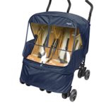 Manito Elegance Alpha Twin Stroller Weather Shield / Rain Cover (Navy)