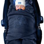 ByBoom – Baby Swaddling Wrap, Car Seat and Pram Blanket for Winter; THE ORIGINAL WITH THE BEAR