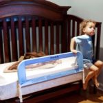 Dream On Me Mesh Security Crib Rail, Blue