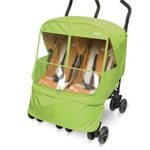 Manito Elegance Alpha Twin Stroller Weather Shield / Rain Cover (Green)