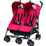 Peg Perego Pliko Mini Twin Baby Stroller, Mod Red