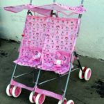 AmorosO Twin Baby Stroller, Pink