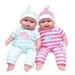 JC Toys Lots to Cuddle Babies, 13-Inch Baby Soft Doll Soft Body Twins, Designed by Berenguer