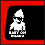Baby on Board Sticker – Carlos Hangover funny car vinyl sticker/decal for car truck laptop