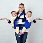 Blue Baby Carrier Twins, Baby Carrier For Twins, Twin Carrier, Twin Baby Carrier, Baby Twins, Baby Carrier, Twins Carrier