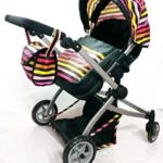 Babyboo Twin Stroller/Doll Pram- Deluxe Little Marcel Look Includes a Carriage Bag
