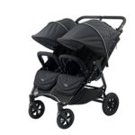 Valco Baby Neo Twin Double Lightweight All Terrain Stroller (Night Black)
