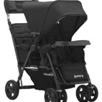 JOOVY Caboose Too Ultralight Graphite Stand-On Tandem Stroller, Black