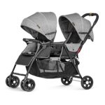 Besrey Double Baby Stroller Baby Tandem Stroller – Gray