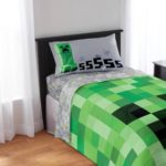 Minecraft Bedding Sheet Set – Pillow Case, Fitted Sheet, and Standard Sheet
