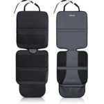 Drive Auto Products Car Seat Protector (2-Pack) by Ultimate Neoprene Backing is Best Protection for Child & Baby Cars Seats, Dog Mat – Cover Pad Protects Automotive Vehicle Leather, Cloth Upholstery