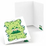 Twins Two Peas in a Pod – Baby Shower or Birthday Party Thank You Cards (8 count)