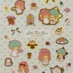 Sanrio Little Twin Stars Pet Sticker Seal 1 Sheets 41 Pcs Decorative Scrapbooking Supplies Stationery (Rose Garden)