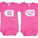 Nursery Decals and More Funny Twin Girl Bodysuits, Includes 2 Bodysuits, 3-6 Month Buy One Get One