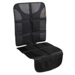 Car Seat Protector with Thickest Padding – Featuring XL Size (Best Coverage Available), Durable, Waterproof 600D Fabric, PVC Leather Reinforced Corners & 2 Large Pockets for Handy Storage