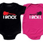Nursery Decals and More Cute Bodysuits For Twins, Includes 2 Bodysuits, 0-3 Month Rock Roll