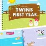 Twins First Year Memory Book – A Gorgeous Baby Keepsake Journal to Cherish Your Twin’s First Year Forever! Includes Stickers, Family Tree, Holidays, Letters from Mom & Dad and Much More!